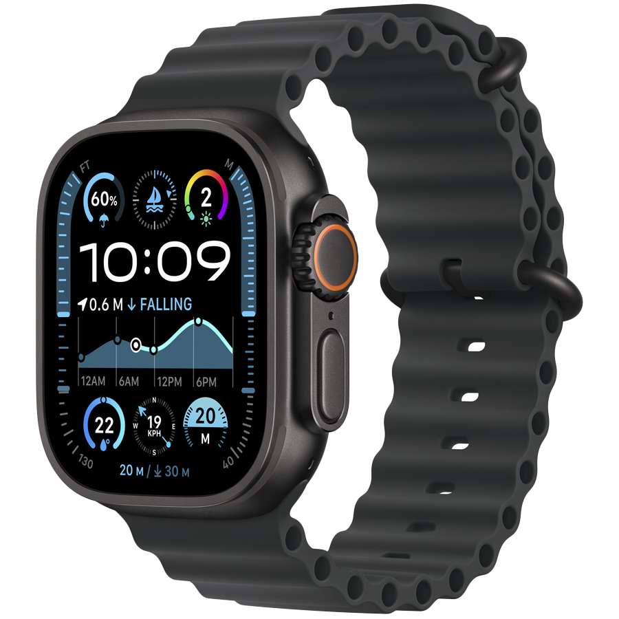 49mm Black Ocean Band - Black Titanium Finish (MYPD3ZM/A) Черный