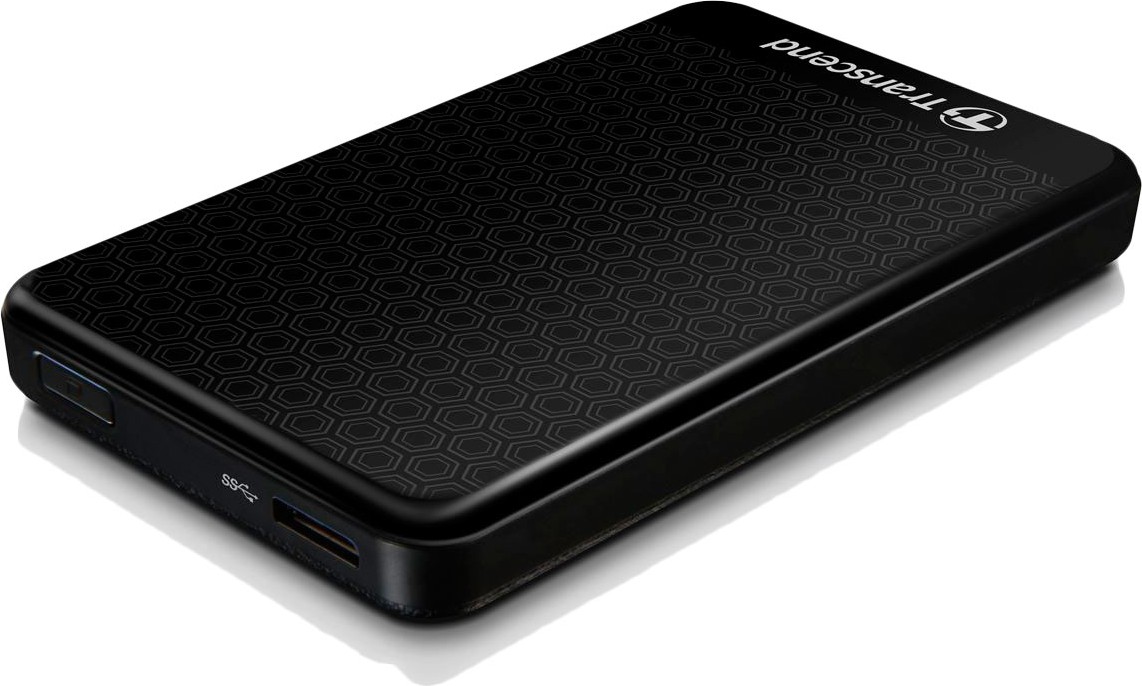 Внешний жесткий диск 2.5", 2 TB, Transcend, Store Jet TS2TSJ25A3K, USB 3.0