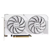 Видеокарта Asus GeForce RTX5060 8Gb DUAL OC Edition White (DUAL-RTX5060-O8G-WHITE) [8 ГБ, GDDR7, 128 бит, HDMI, DisplayPort (3 шт)]