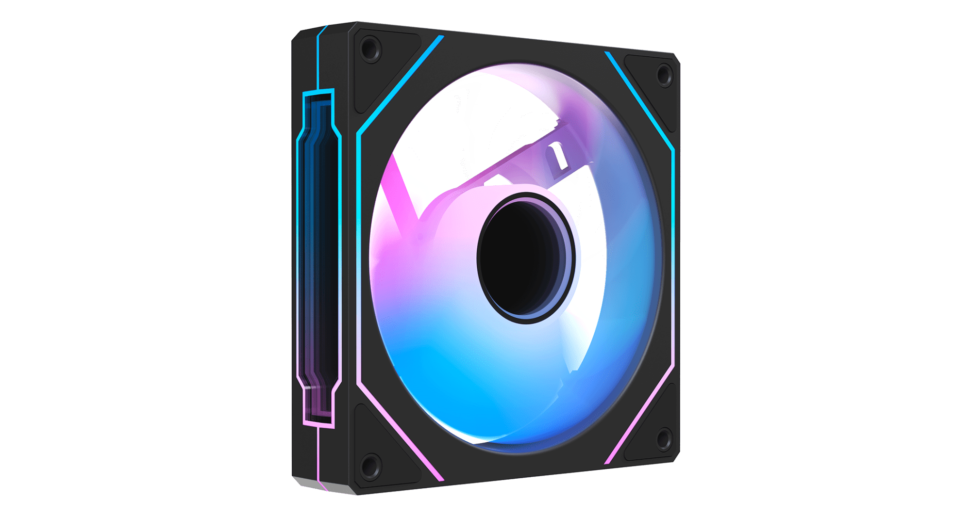 Вентилятор для корпуса Ocypus Gamma F12 BK ARGB REVERSE BLADE 120x120x25mm 800-1600RPM Черный