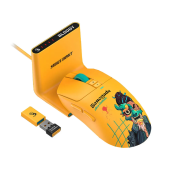 Мышь Bloody R72 Ultra Duo Renegade Yellow SAVAGE [проводная + беспроводная, светодиодная, 20000 cpi, 1000 Гц, желтый]