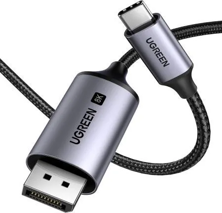 Кабель UGREEN CM556 USB-C to DP 8K Cable 1m