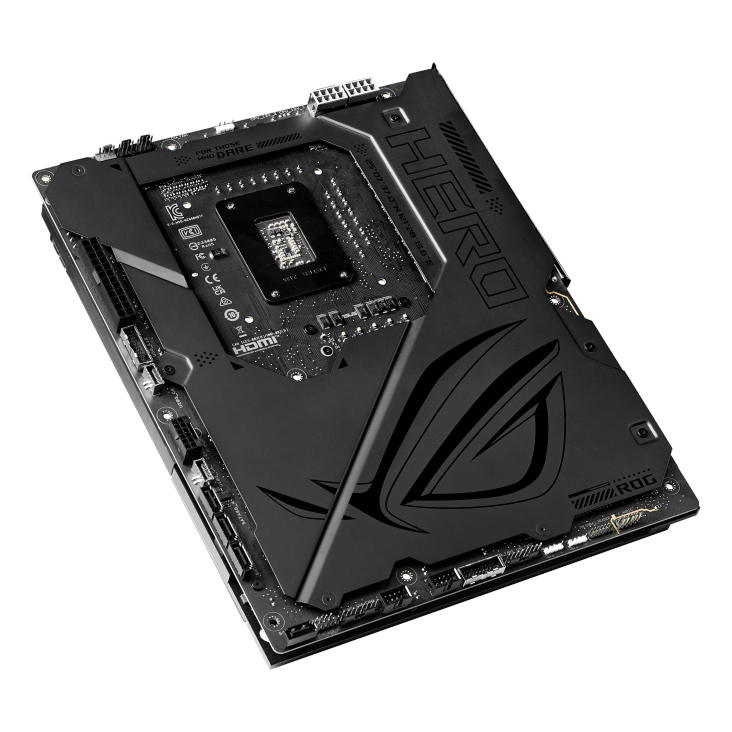 Материнская плата Asus ROG MAXIMUS Z890 HERO BTF [LGA 1851, Intel Z890, 4xDDR 5, 6xM.2, 1xPCI-E x16, Standard-ATX]