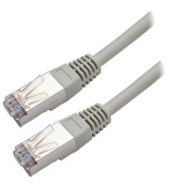 Патч-корд Cablexpert PP6-5M, серый Cable Patch cord FTP 6e-Cat 5 m - купить в интернет-магазине Forcecom.kz Патч-корд Cablexpert PP6-5M, серый Cable Patch cord FTP 6e-Cat 5 m