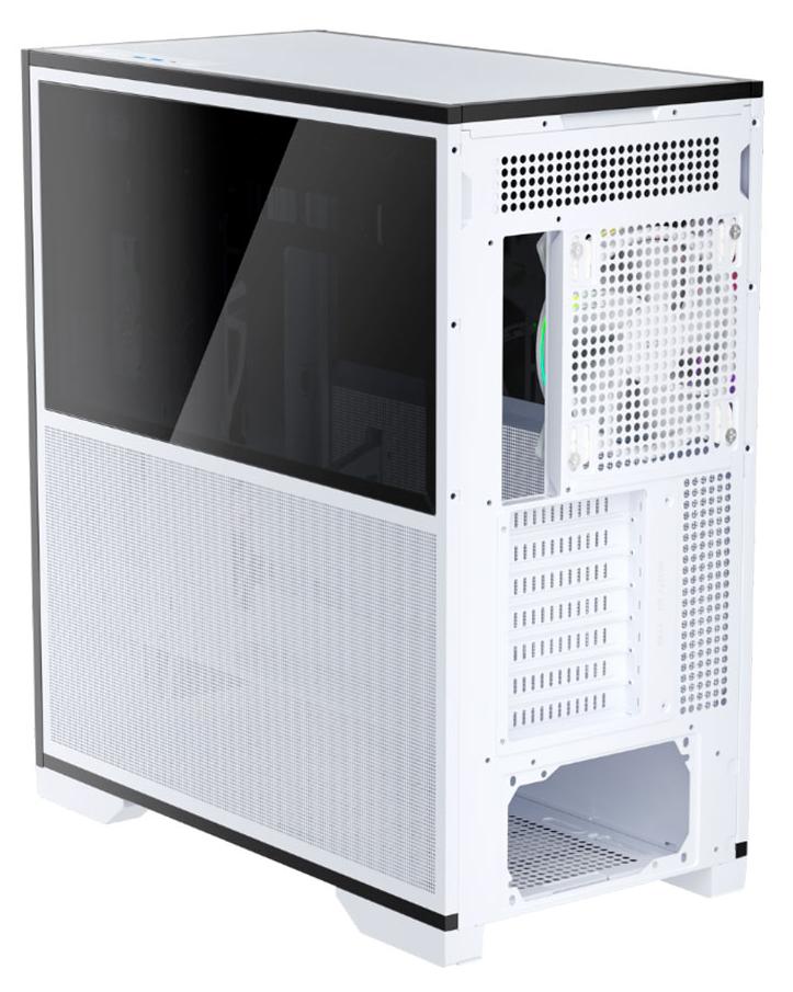 Корпус 1stPlayer IF8 (IF8-WH-4FO7-14-W) [Midi Tower, 4 x 120 мм, белый]