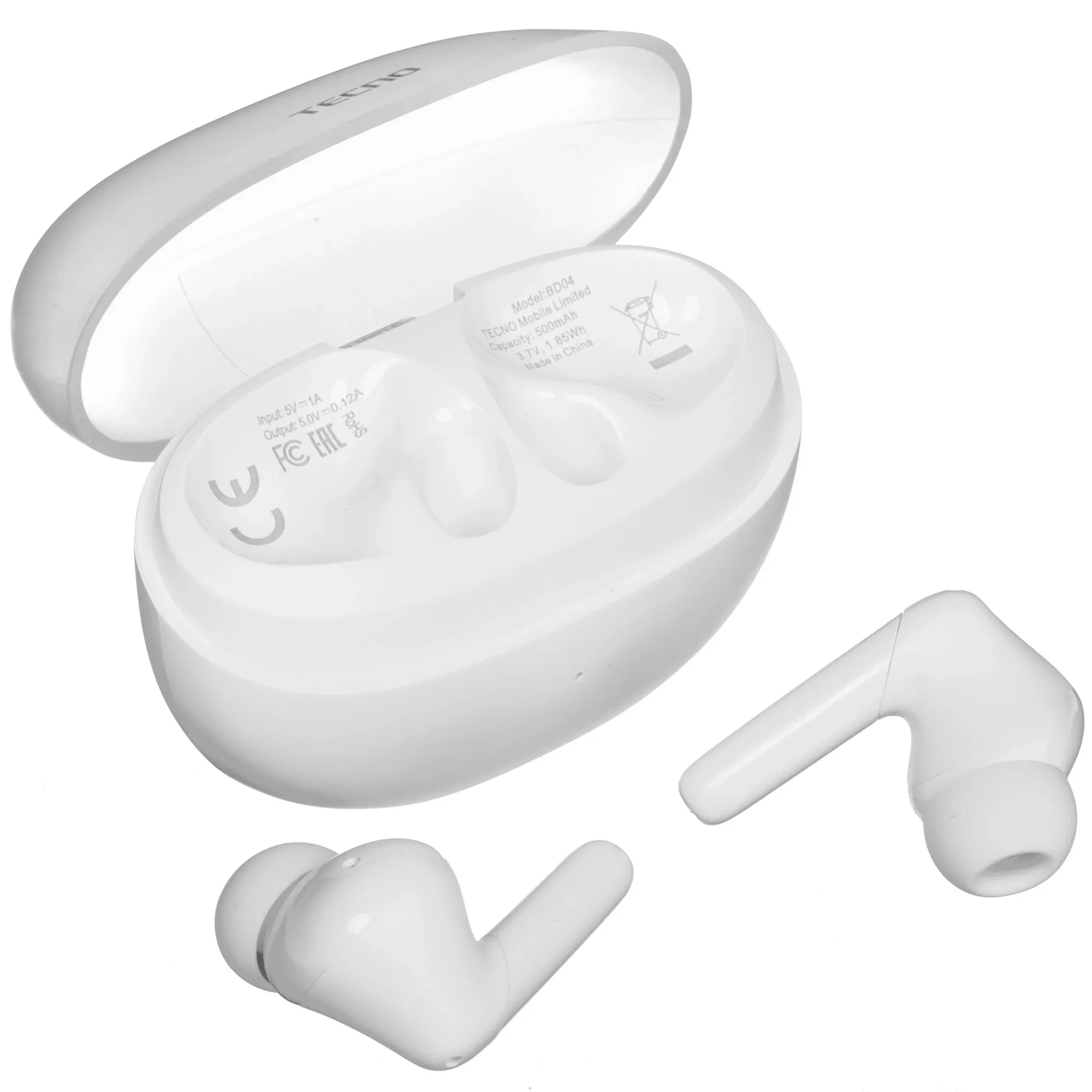 Наушники TECNO Buds 4 BD04 Белый