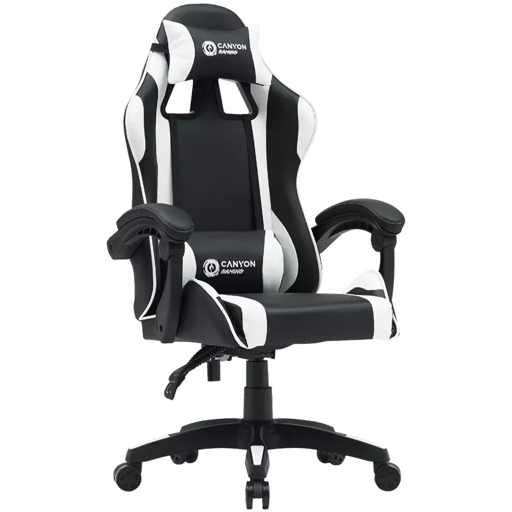 Игровое кресло CANYON gaming chair Core SGCH2 (CNE-SGCH2W) черный / белый