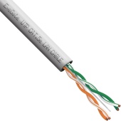 Кабель сетевой ExeGate UTP-2-C5e-CU-S24-IN-PVC-GY-305-FLUKE, бухта Cable UTP, (~305м)