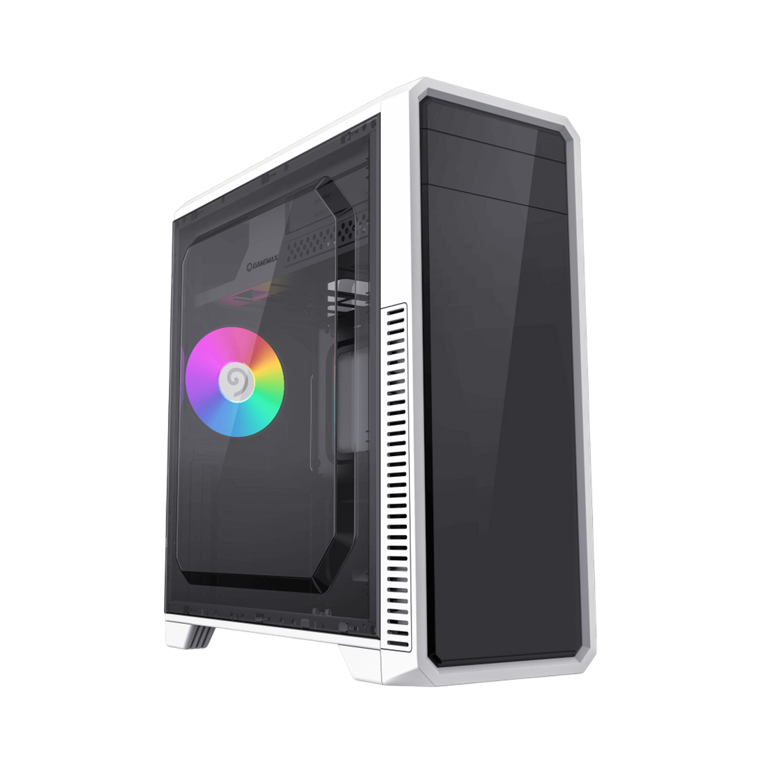 Корпус GameMax G561E Black [Midi Tower, 1 x 12см FRGB, черный]