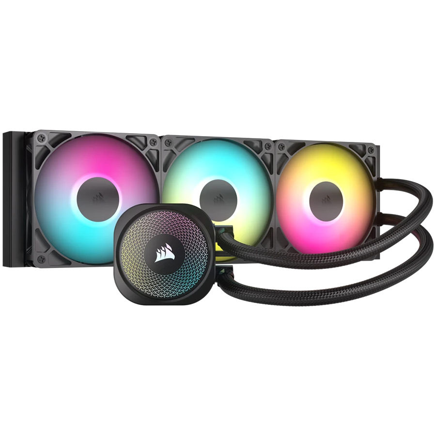 Система охлаждения Corsair NAUTILUS 360 ARGB (CW-9060093-WW) [120 x 120 x 25мм, 2100 об/мин., 33.2 дБ, 4 pin]