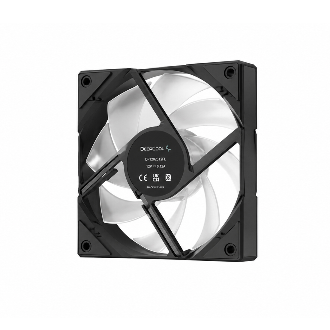 Вентилятор для корпуса DeepCool CG580 FAN BK (R-EDF120-BKAPP86-G-1) [120 x 120 мм, 1600 об/мин, 52 CFM, PWM]