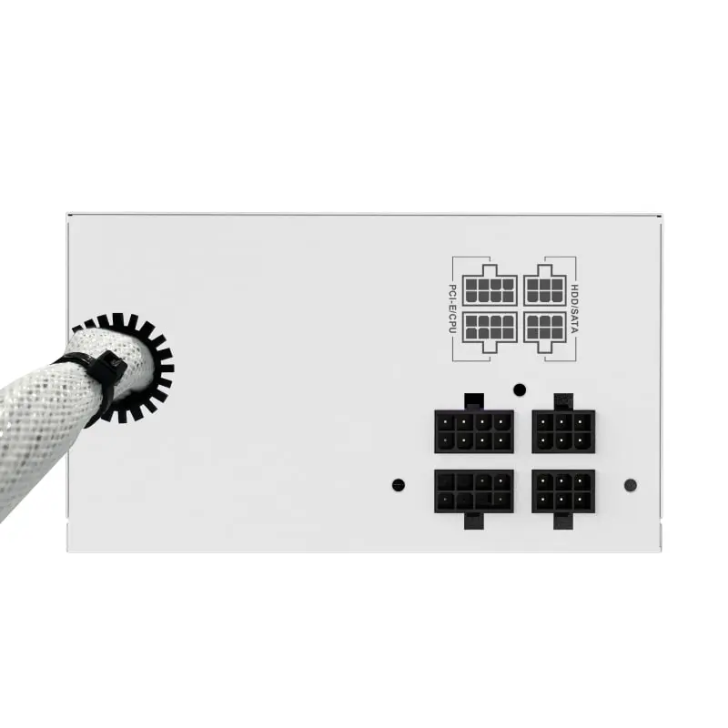 Блок питания GameMax VP-700-RGB-M White [700 Вт, 80 PLUS Bronze, 5x SATA, 2x 6+2 pin PCIe, 1x 4+4 pin CPU]