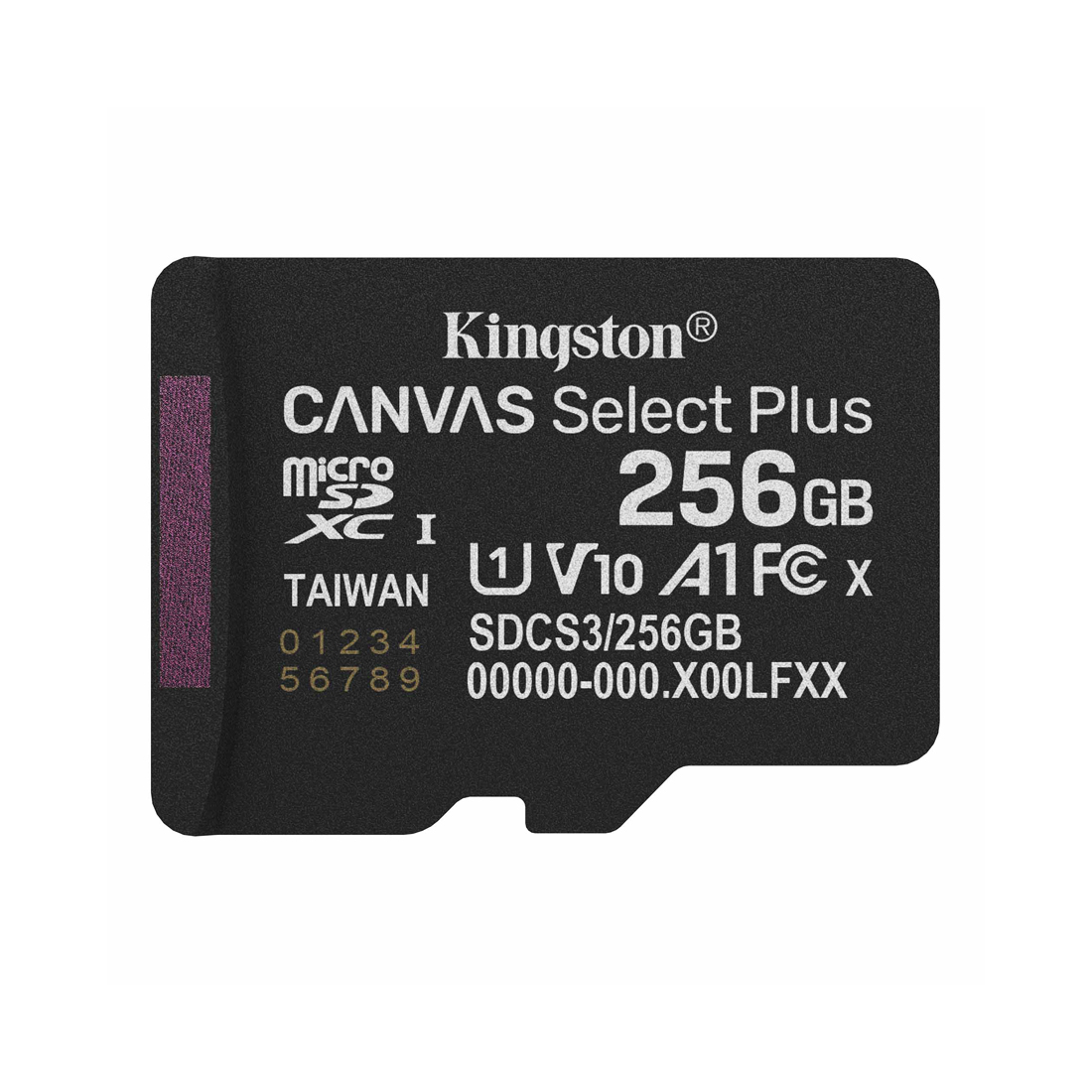 Карта памяти Kingston SDCS3/256GBSP Canvas Select Plus A1 U1 V10 256GB