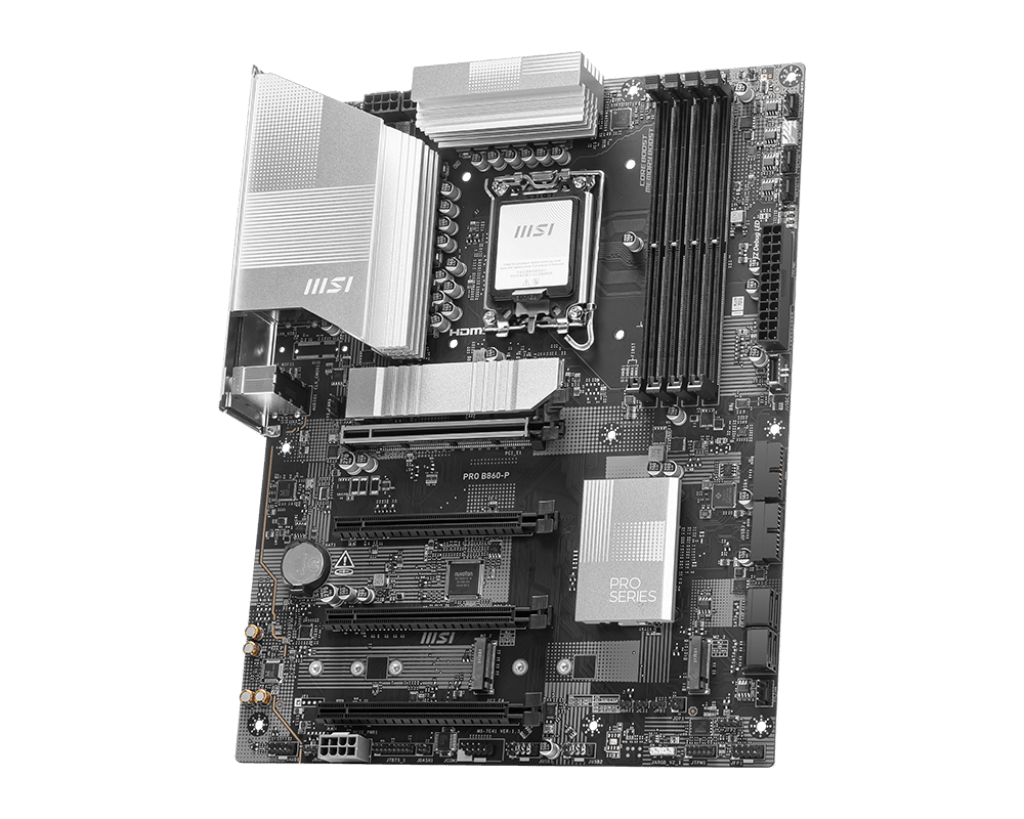 Материнская плата MSI PRO B860-P LGA1851 4xDDR5 4xSATA3 RAID 3xM.2 HDMI Type-C DP ATX