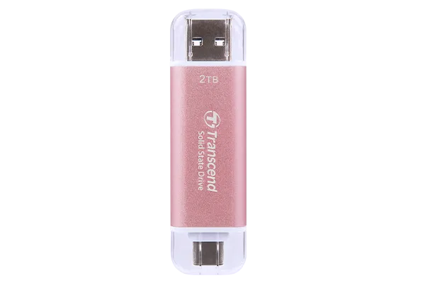 Внешний SSD-накопитель Transcend ESD310P (TS512GESD310P) [512 ГБ, USB 3.2 Gen 2 Type C, 1050/950 МБ/с]