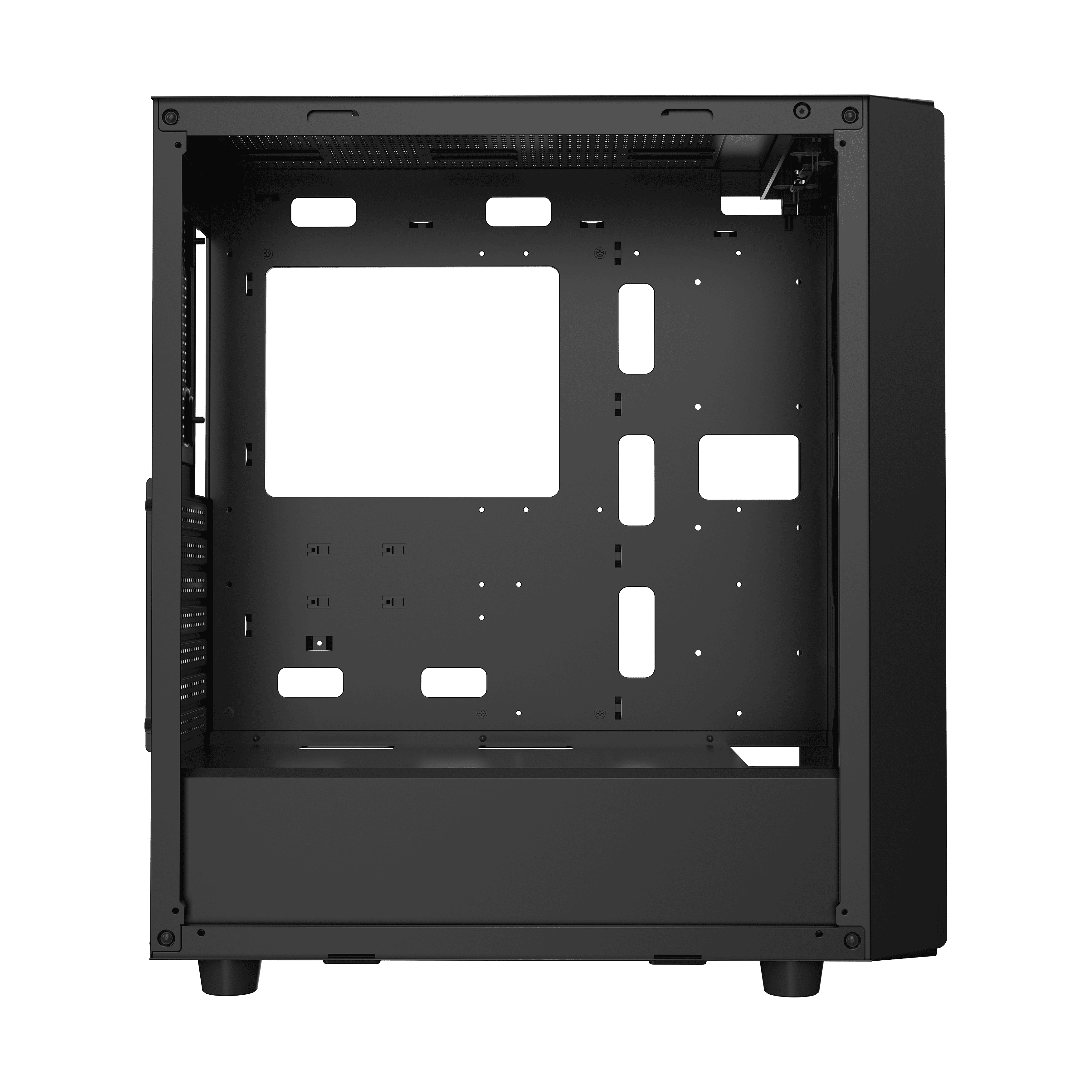 Корпус Ocypus Gamma C70 (Gamma-C70-BKG000XX-GL) [Midi Tower, черный]