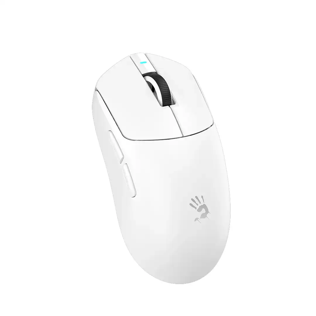 Мышь Bloody R77 Ultra Dock [беспроводная, Лазерная, 20000 DPI, 1000 Гц, белая]