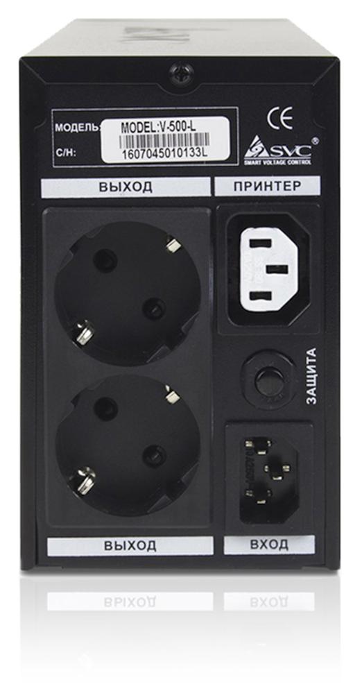 ИБП, SVC, V-800-L, 800ВА/480Вт
