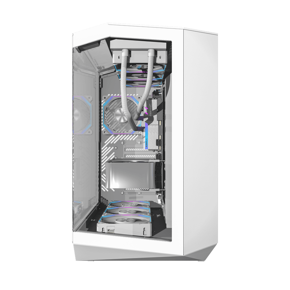 Корпус darkFlash DY470 (DF-DY470-ATX-WH) [Midi Tower, 4 x 120 мм ARGB, Белый]