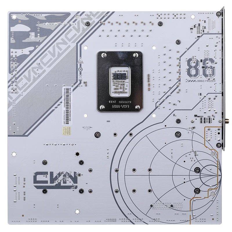 Материнская плата Colorful CVN B860M GAMING FROZEN V20 [LGA 1851, Intel B860, 4xDDR 5, 3xM.2, 1xPCI-E x16, Micro-ATX]