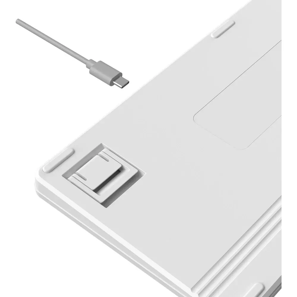 Клавиатура A4Tech Fstyler FBX53C [мембранная, беспроводная, белая]