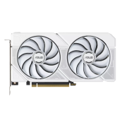 Видеокарта Asus GeForce RTX5060Ti 16Gb DUAL OC Edition White (DUAL-RTX5060TI-O16G-WHITE) [16 ГБ, GDDR7, 128 бит, HDMI, DisplayPort (3 шт)]