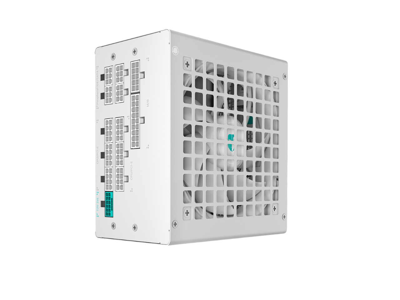 Блок питания DeepCool GamerStorm PQ1200G WH (PQC00G-FD) [1200 Вт, 80 PLUS Gold, 9x SATA, 1 x 16 pin (12VHPWR), 4 x 6+2 pin PCIe, 2x 4+4 pin CPU, ATX]