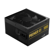 Блок питания AeroCool PREMIER G1 1000 (ACPG-PRK0FEC.71) [1000 Вт, 80 PLUS Gold, 8x SATA, 1 x 16 pin (12VHPWR), 3 x 6+2 pin PCIe, 2x 4+4 pin CPU, ATX]