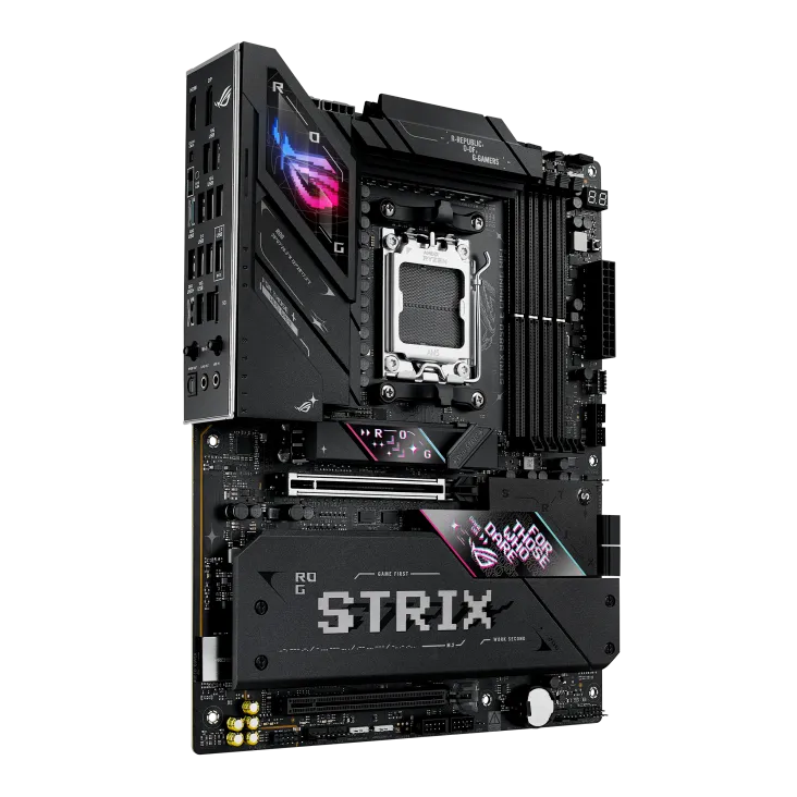 Материнская плата Asus ROG STRIX B850-E GAMING WIFI [AM5, AMD B850, 4xDDR 5, 5xM.2, 2xPCI-E x16, Standard-ATX]