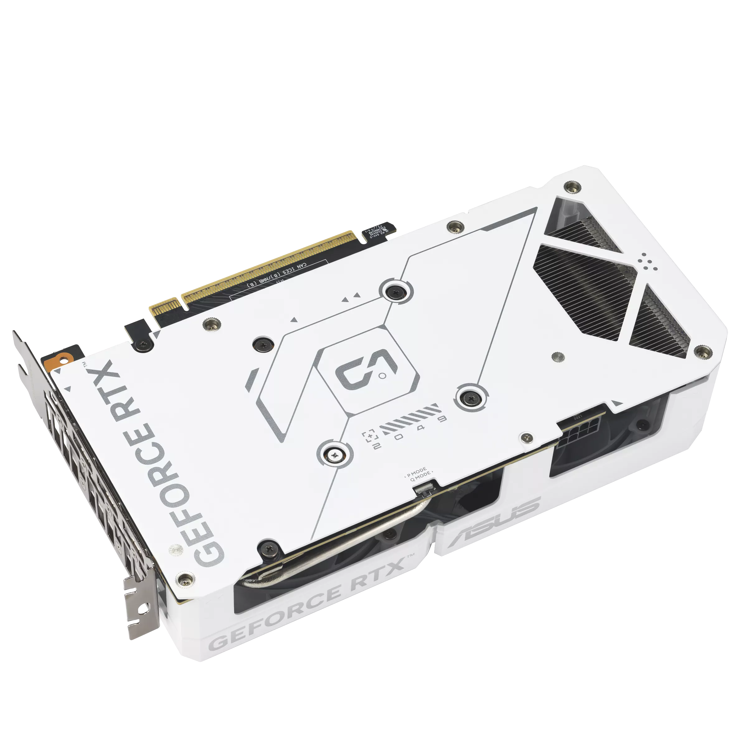 Видеокарта Asus Dual GeForce RTX 5060 Ti 8GB GDDR7 White OC Edition (DUAL-RTX5060TI-O8G-WHITE) [8 ГБ, GDDR7, 128 бит, HDMI, DisplayPort (3 шт)]