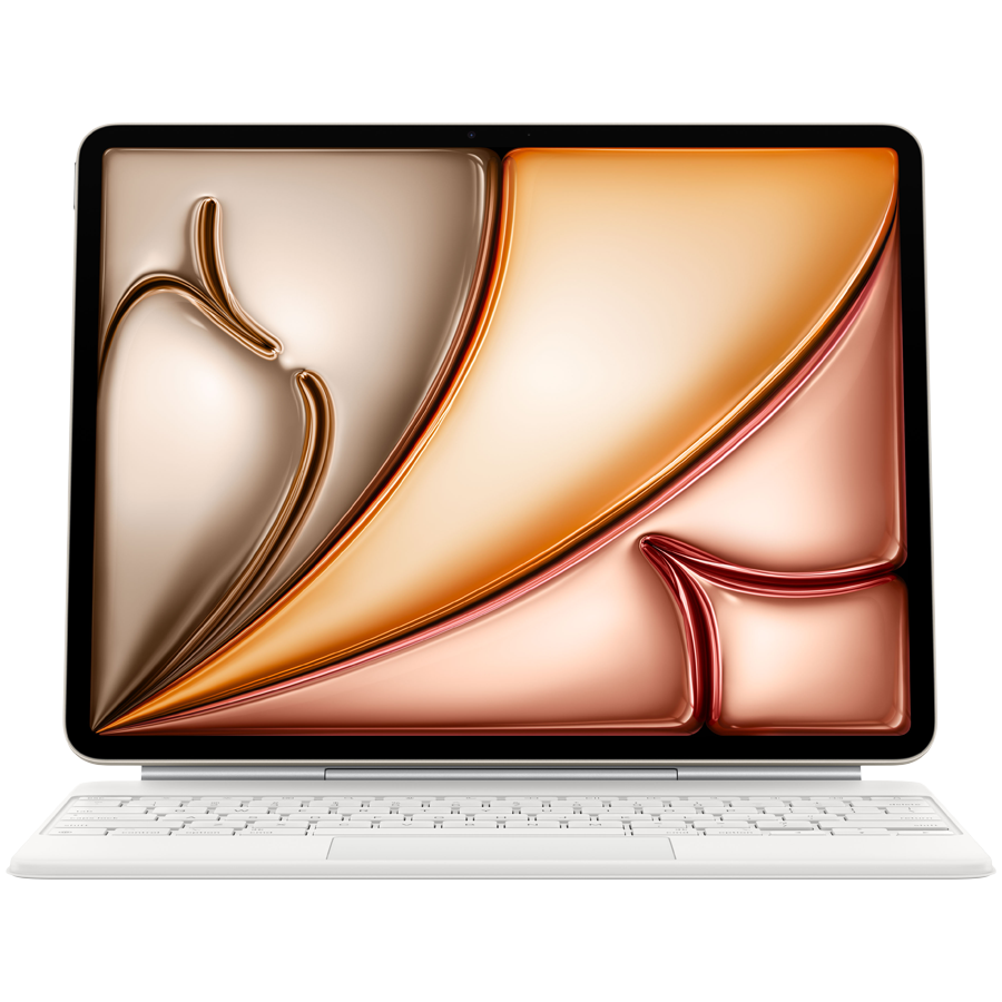 Чехол Apple Magic Keyboard for iPad Air 13-inch (M3) - Russian - White,Model A3340 (MDFW4RS/A)