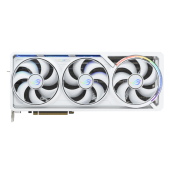 Видеокарта Asus GeForce RTX 5080 ROG Astral WHITE OC Edition (ROG-ASTRAL-RTX5080-O16G-WHITE) [16 ГБ, GDDR7, 256 бит, HDMI (2 шт), DisplayPort (3 шт)]