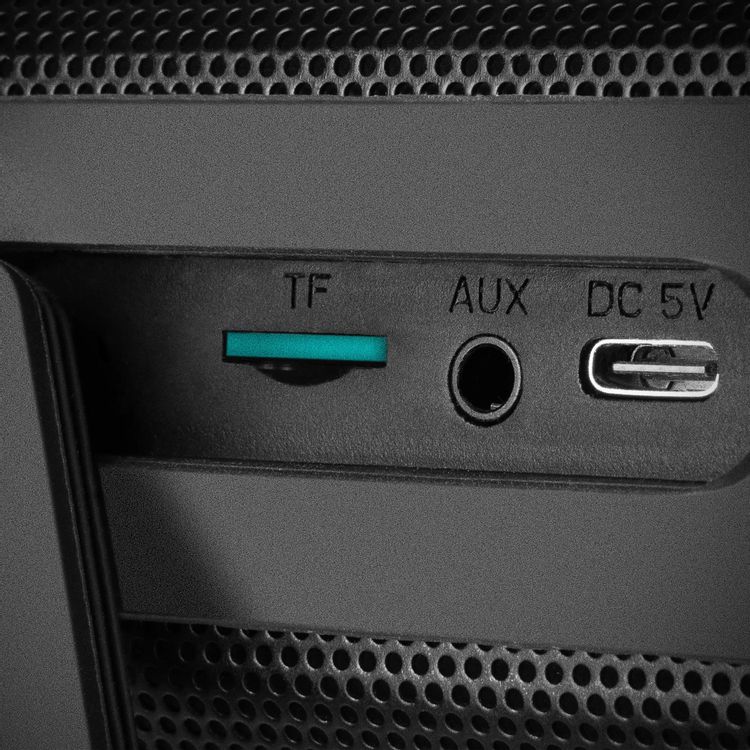 Колонка портативная SVEN PS-165, черный, акустическая система (16 W, TWS, Bluetooth, microSD, 3000mA*h)