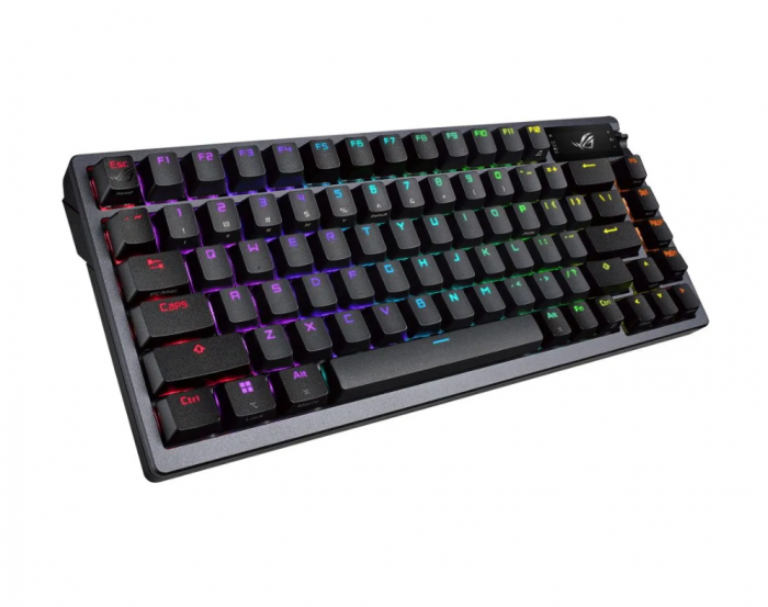 Клавиатура Asus M701 ROG AZOTH (90MP031A-BKRA00) [Механическая, беспроводная, клавиш - 68, подсветка, черная]