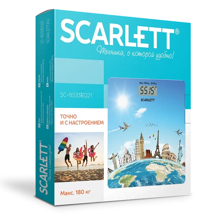 Напольные электронные весы  Scarlett SC-BS33E021