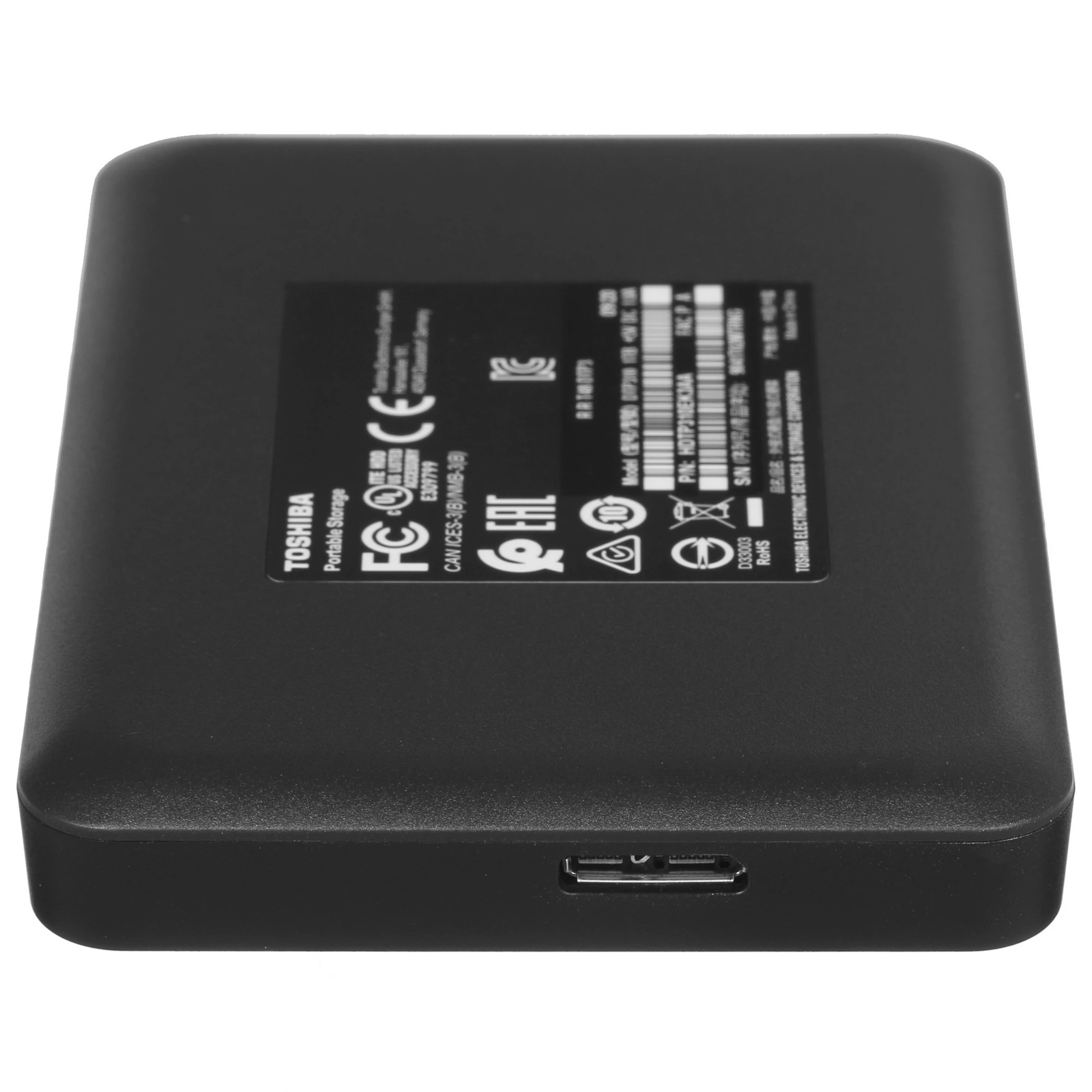 Жесткий диск Toshiba Canvio Ready (HDTP310EK3AA) [1 ТБ, 2.5", USB 3.2 Gen 1 (Type-A), 5400 об./мин, внешние портативные]