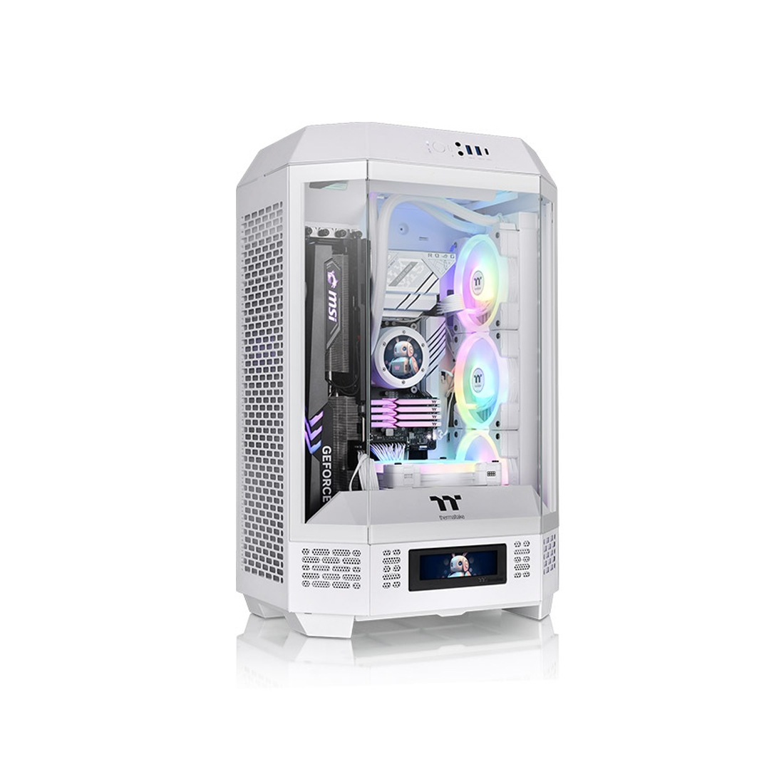 Корпус Thermaltake The Tower 300 Snow [Mini Tower, 2x 140 мм, белый]