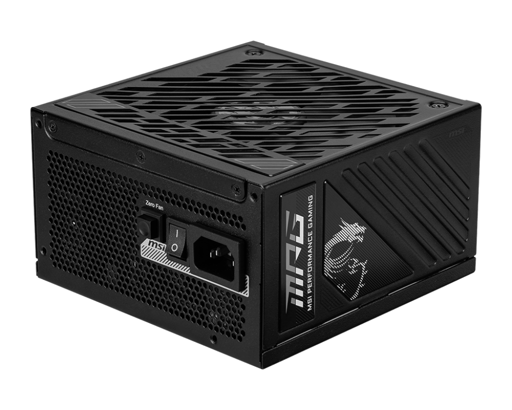 Блок питания MSI MPG A1000GS PCIE5 II [1000 Вт, 80 PLUS Gold, 8x SATA, 1x 6+2 pin, 2 x 16 pin (12VHPWR) PCIe, 2x 4+4 pin CPU, ATX]