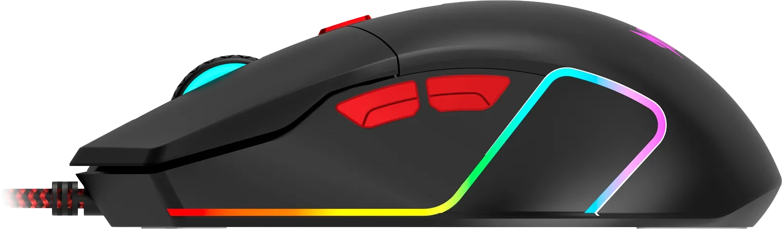 Мышь Acer Nitro OMW301 (ZL.MCECC.024) [проводная, светодиодная, 7200 DPI, подсветка, черная]
