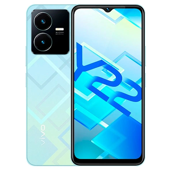 Смартфон Vivo Y22 4Gb 64Gb Metaverse Green+Gift box BTS 2022(Blue)
