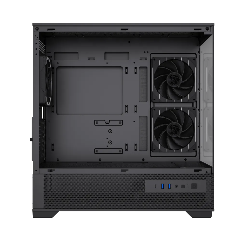 Корпус GameMax VISTA 2 MB (9101-0600R0015) [Midi Tower, 1 x 120 мм, черный]