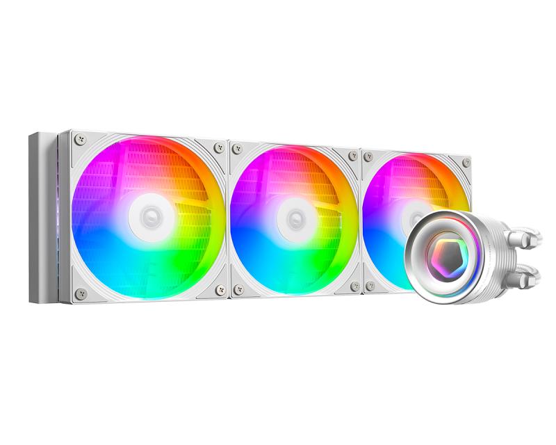 Система охлаждения ID-Cooling FX360 INF WHITE [TDP - 350 Вт, 120 мм, 2000 об/мин, 27.2 дБ, 4 pin]