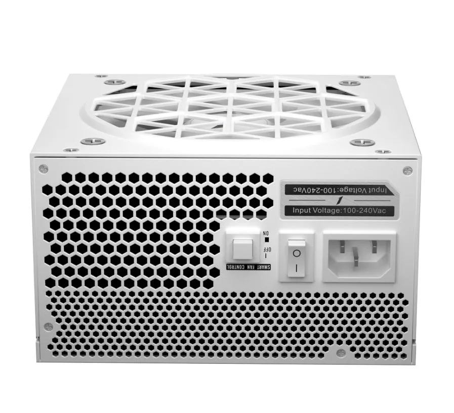 Блок питания 1stPlayer NGDP 1000W White Gold (HA-1000BA4 WHITE) 1000 Вт, 80 PLUS Gold, 2x SATA, 2 x 16 pin (12VHPWR), 3 x 6+2 pin PCIe, 2x 4+4 pin CPU, ATX