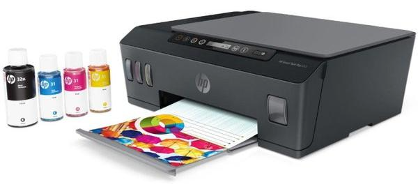 МФУ HP Smart Tank 500 (4SR29A), A4, струйное, цветное, СНПЧ, USB