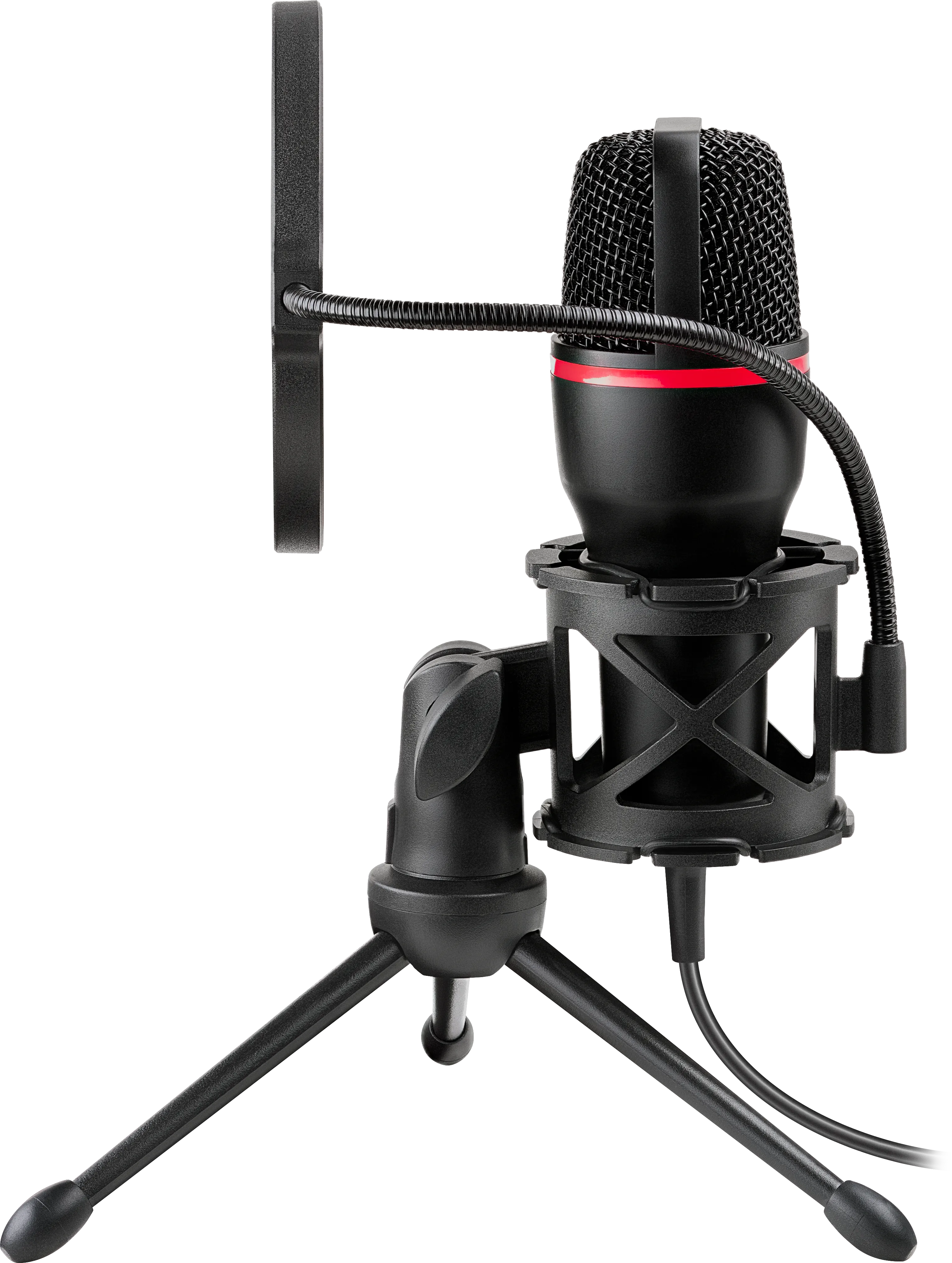 Игровой стрим микрофон Defender Forte GMC 300 3,5 мм, провод 1.5 м