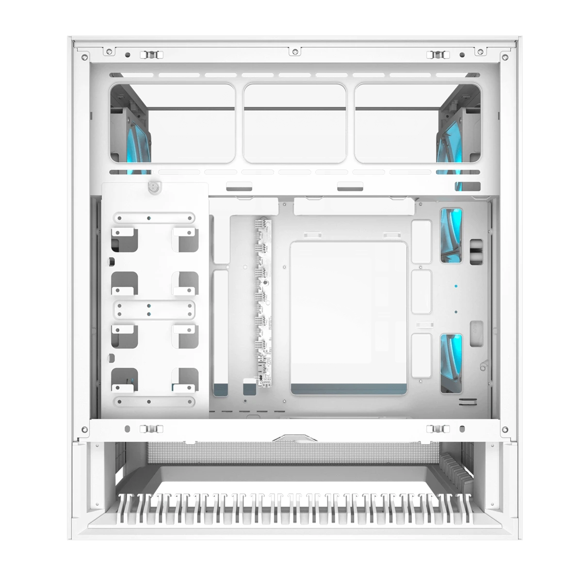 Корпус Cougar OmnyX (CGR-2WA3W-RGB) [Midi Tower, 4 x 160 мм, белый]