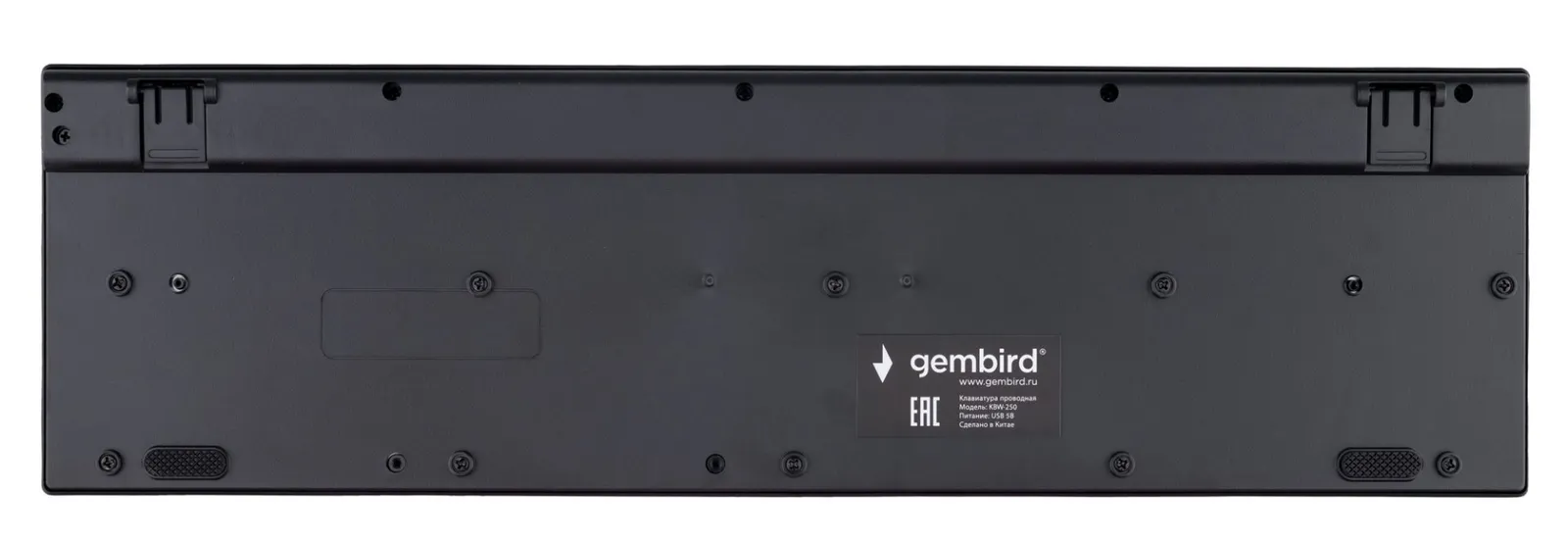 Клавиатура Gembird KBW-250 [мембранная, беспроводная, черная]