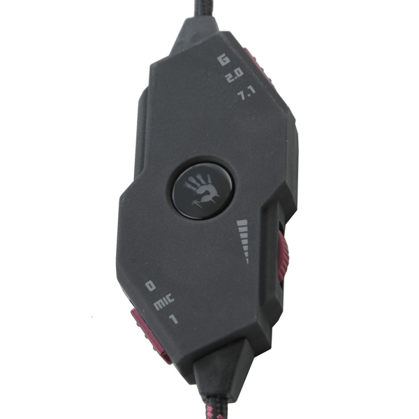 Гарнитура игровая Bloody G501 (С контроллером, 20Hz-20kHz, 32 Om, 100dB (1KHz), 2.2m)