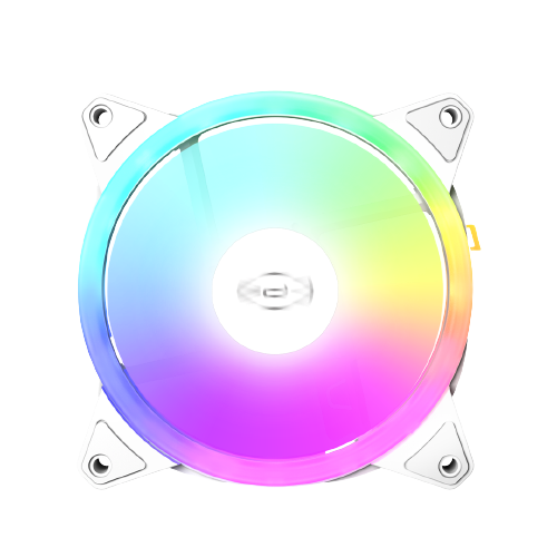 Вентилятор для корпуса PCCooler F3 T120 ARGB WH [120 мм, 1800 об/мин, 46 CFM, 21.6 дБ, PWM]