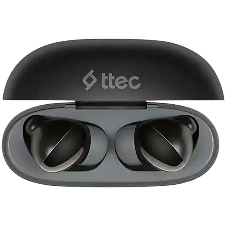 Наушники ttec AirBeat Pro ANC LCD  TWS (2KM159S) Черный 